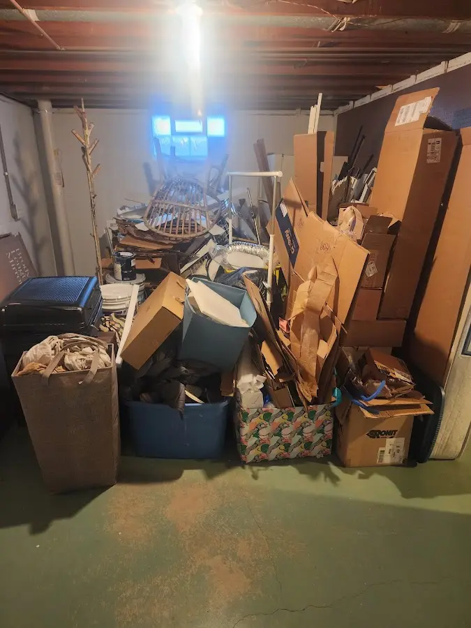 Roll-off dumpster container at job site for Construction Dumpster Rental in Fort Thomas